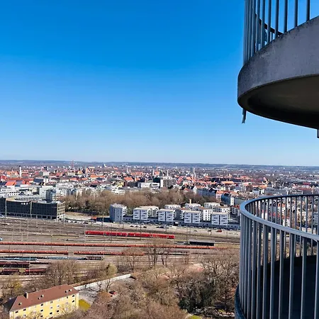 Appartement Skyline- 2 Zimmer-apartment, Balkon, Messe & Bahnhof Nah