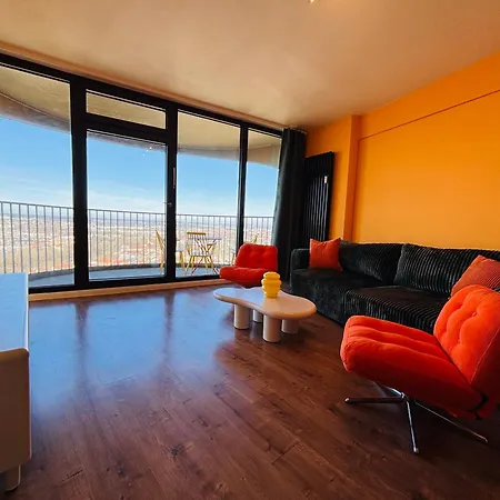 Appartement Skyline- 2 Zimmer-apartment, Balkon, Messe & Bahnhof Nah